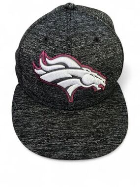 Denver Bronco New Era NFL Breast Cancer Awareness BCA Sideline 7 1/4 Fitted Hat